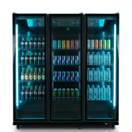 Armario Expositor Refrigerado Modelo D Luz Led - 1500 Litros 3 Puertas