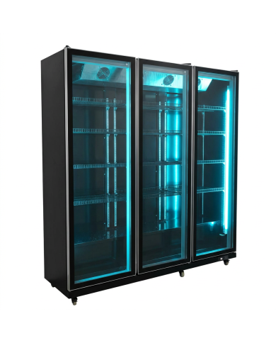 Armario Expositor Refrigerado 1500L Ventilado Romux | Equipamiento Industrial