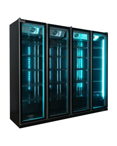 Armario Expositor Refrigerado 2000L Ventilado Romux | Equipamiento Industrial
