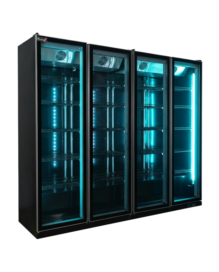 Armario Expositor Refrigerado 2000L Ventilado Romux | Equipamiento Industrial