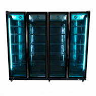 Armario Expositor Refrigerado Modelo D Luz Led - 2000 Litros 4 Puertas