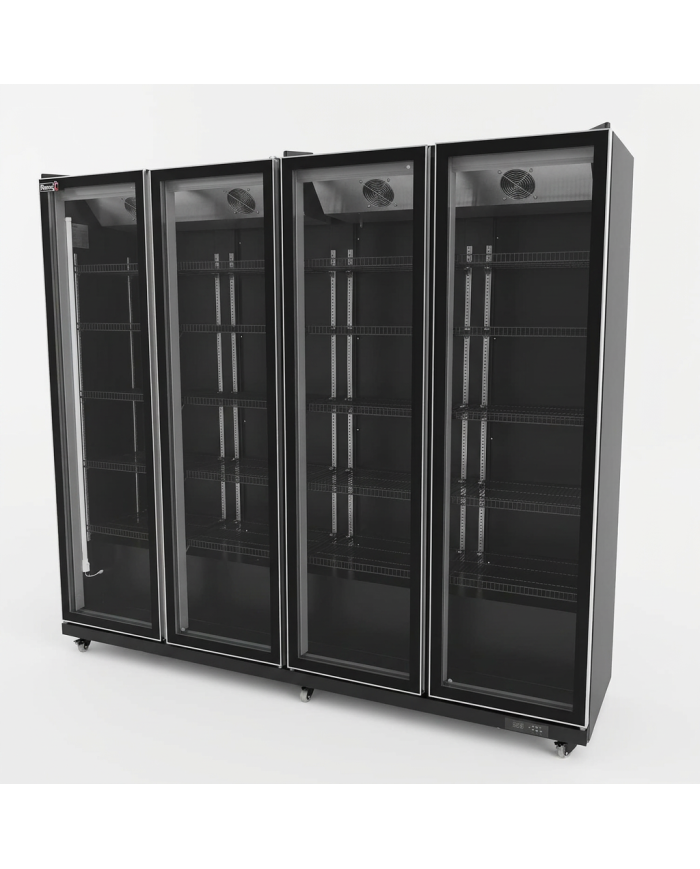 Armario Expositor Refrigerado Modelo D Luz Led - 2000 Litros 4 Puertas