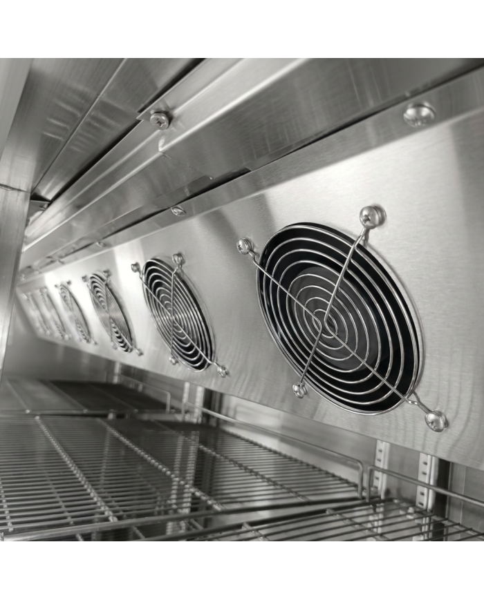 Armario Expositor Refrigerado Modelo D Luz Led - 2000 Litros 4 Puertas