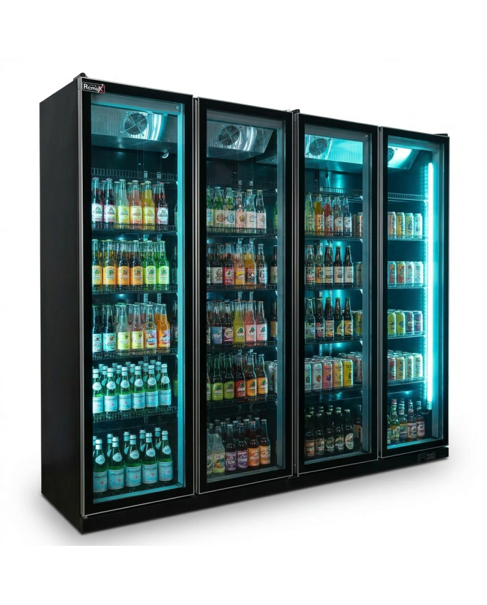 Armario Expositor Refrigerado 2000L Ventilado Romux | Equipamiento Industrial