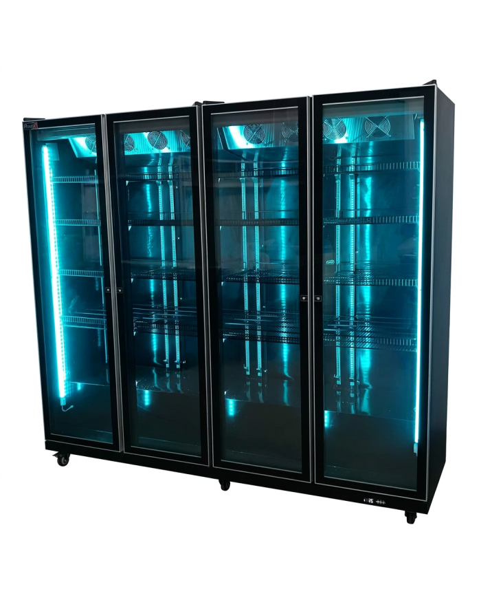 Armario Expositor de Congelación 2200L Ventilado Romux | Equipamiento Industrial