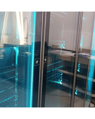 Armario Expositor de Congelación 2200L Ventilado Romux | Equipamiento Industrial
