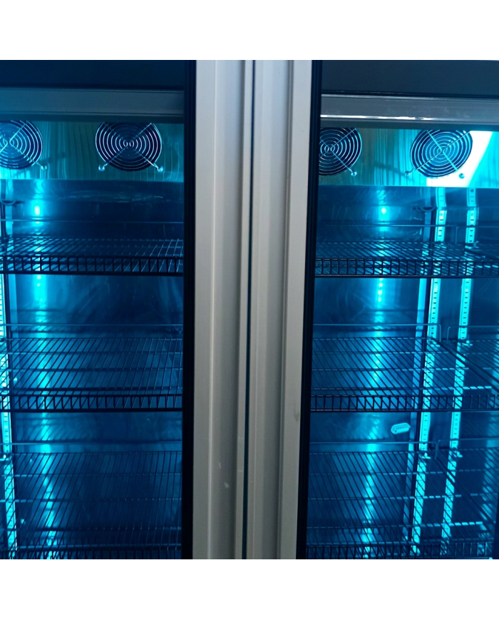 Armario Expositor De Congelación Modelo D Luz Led - 2200 Litros 4 Puer