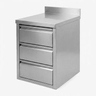 Cajonera Mural 3 Cajones 500x600x850 mm Romux | Equipamiento Industrial