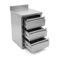 Cajonera Mural 3 Cajones 500x700x850 mm Romux | Equipamiento Industrial