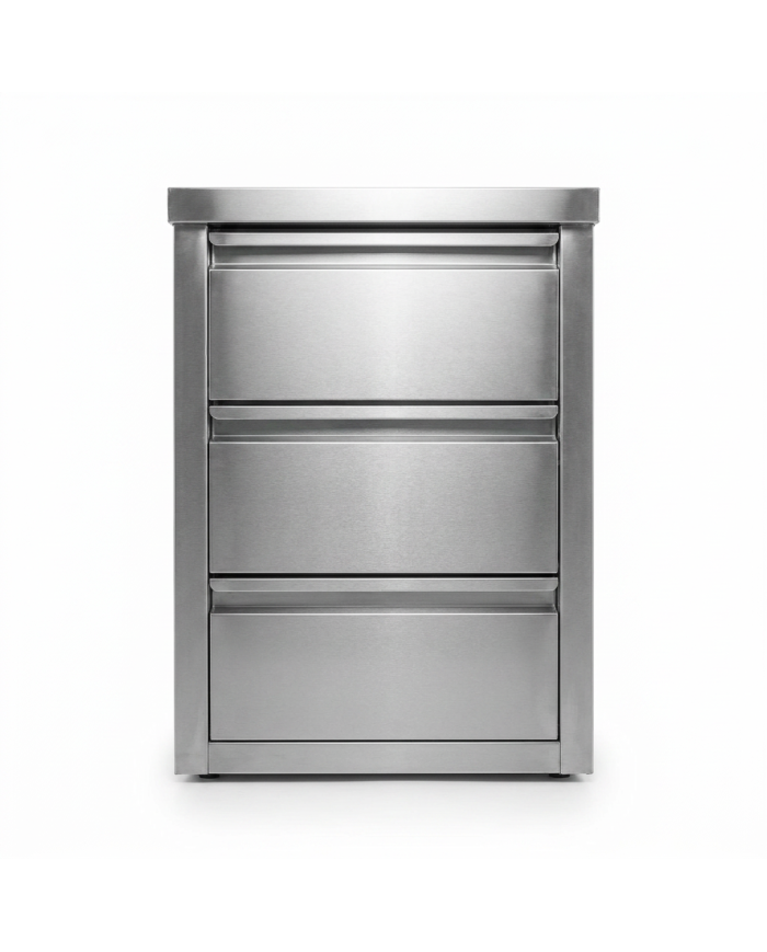 Cajonera Mural 3 Cajones 500x800x850 mm | Equipamiento Industrial