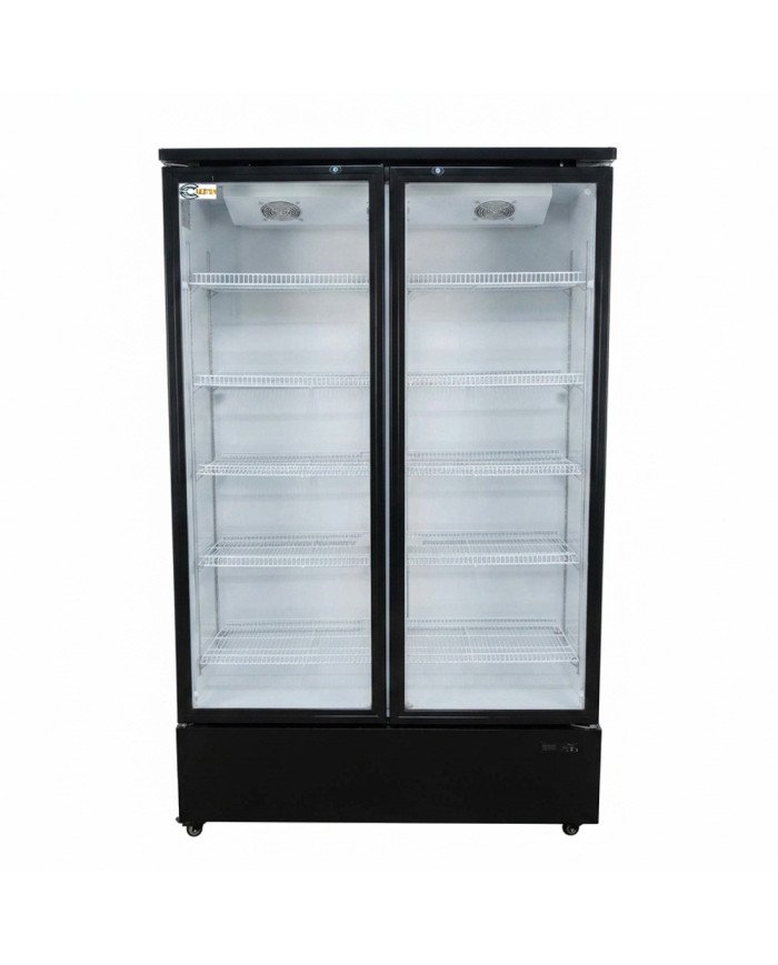 Armario expositor de congelación 1000L 2 puertas CLEITON ventilado