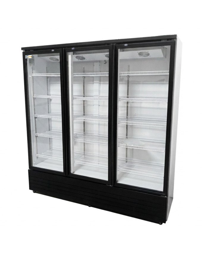 Armario expositor de congelación 1500L 3 puertas CLEITON ventilado