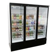 Armario expositor de congelación 1500L 3 puertas CLEITON ventilado