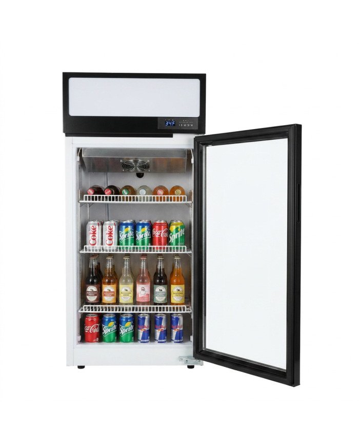 Armario expositor refrigerado 100L 1 puerta CLEITON ventilado