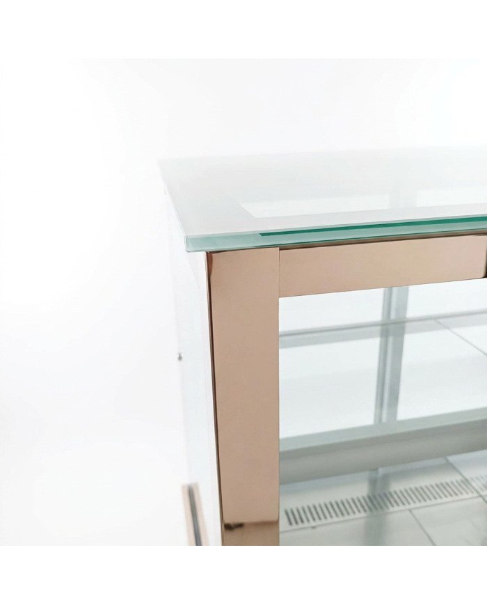 Vitrina Pastelera Refrigerada Cuadrada de Suelo de 640 litros | Equipamiento industrial
