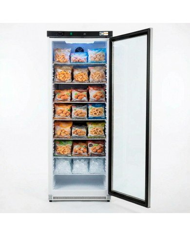 Armario Expositor Congelación 400L 1 Puerta Cristal | Gastroten
