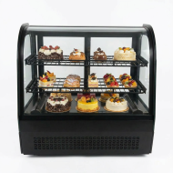 Vitrina Pastelera Expositora Refrigerada De Sobremesa 2 Estantes Con 2