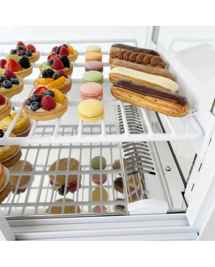 Vitrina Pastelera Expositora Refrigerada 100L | Equipamiento Industrial