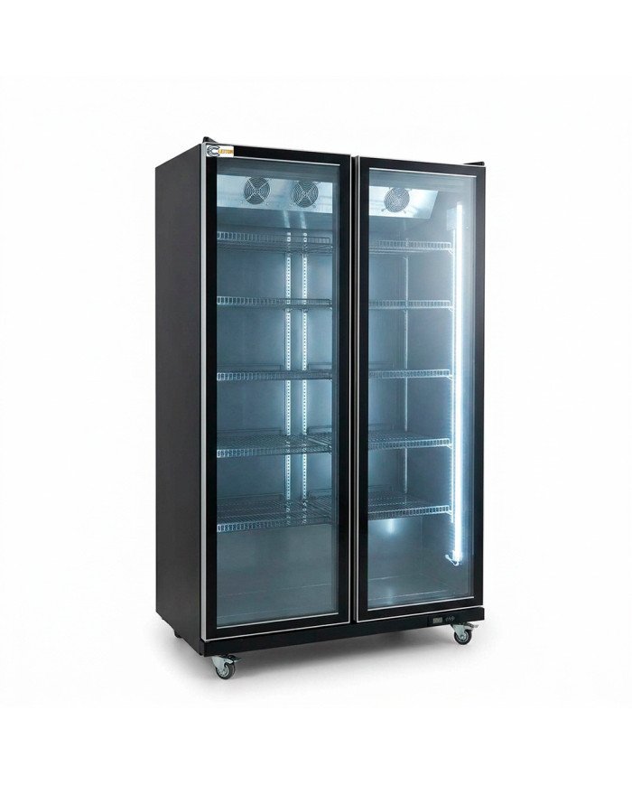 Armario Expositor Refrigerado Modelo D Luz Led - 1050 Litros 2 Puertas
