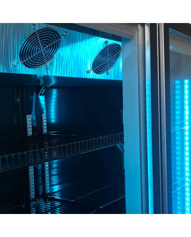 Armario Expositor Refrigerado 1500L Ventilado Cleiton | Equipamiento Industrial