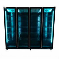 Armario Expositor Refrigerado Modelo D Luz Led - 2000 Litros 4 Puertas