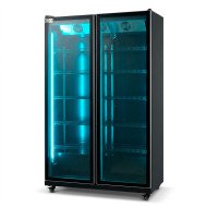 Armario Expositor De Congelación Modelo D Luz Led - 1200 Litros 2 Puer