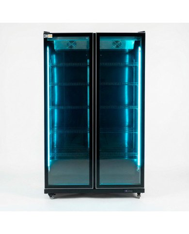 Armario Expositor De Congelación Modelo D Luz Led - 1200 Litros 2 Puer