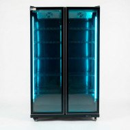 Armario Expositor De Congelación Modelo D Luz Led - 1200 Litros 2 Puer
