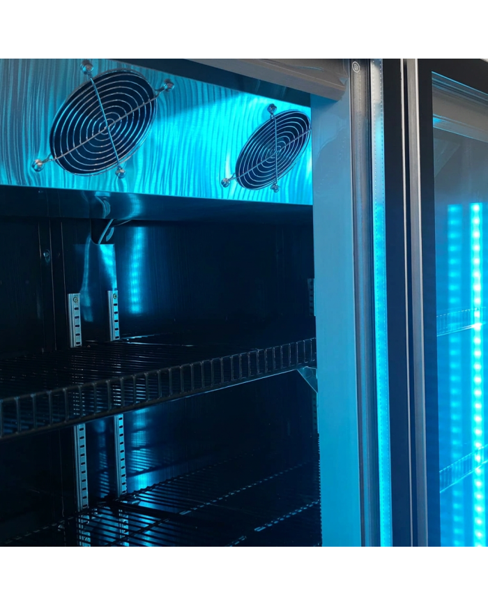 Armario Expositor De Congelación Modelo D Luz Led - 1600 Litros 3 Puer