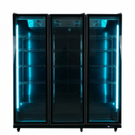 Armario Expositor De Congelación Modelo D Luz Led - 1600 Litros 3 Puer