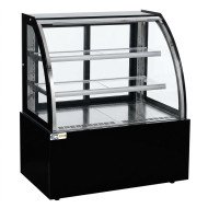 Vitrina Pastelera Expositora Refrigerada De Suelo 2 Estantes Con Crist