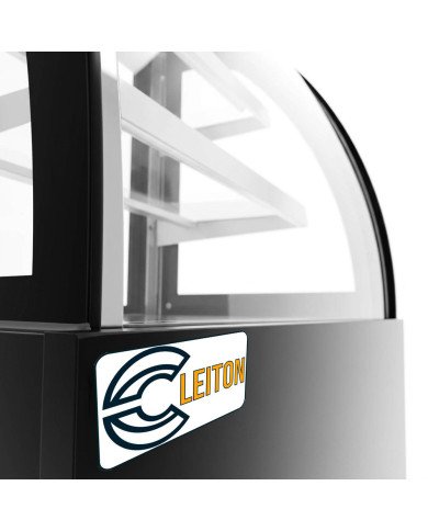 Vitrina Pastelera Expositora Refrigerada De Suelo 2 Estantes Con Crist