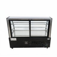 Vitrina Pastelera Expositora Refrigerada De Suelo 2 Estantes Con Crist