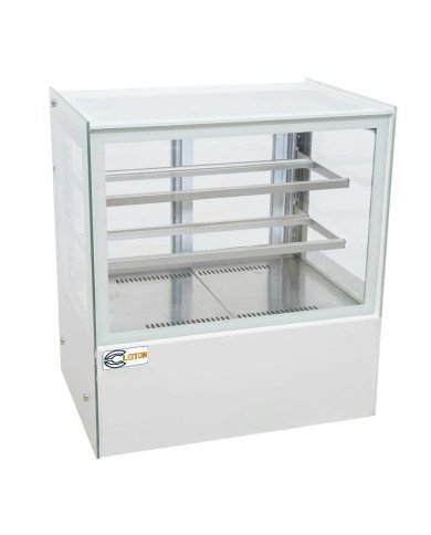 Vitrina Pastelera Expositora Refrigerada Cuadrada De Sobremesa 2 Estan