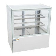 Vitrina Pastelera Expositora Refrigerada Cuadrada De Sobremesa 2 Estan