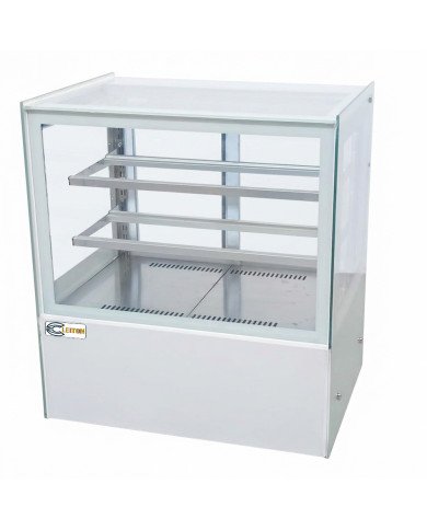 Vitrina Pastelera Expositora Refrigerada Cuadrada De Sobremesa 2 Estan
