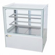 Vitrina Pastelera Expositora Refrigerada Cuadrada De Sobremesa 2 Estan