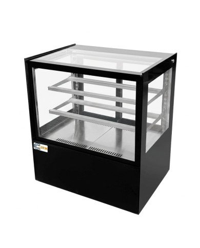 Vitrina Pastelera Expositora Refrigerada Cuadrada De Sobremesa 2 Estan