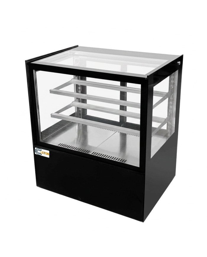 Vitrina Pastelera Refrigerada Cuadrada de Sobremesa de 270 litros | Equipamiento industrial