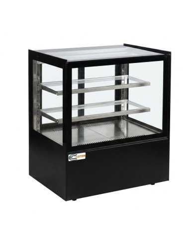 Vitrina Pastelera Expositora Refrigerada Cuadrada De Sobremesa 2 Estan