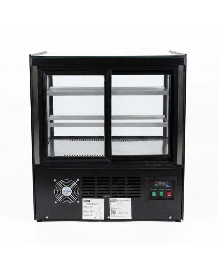 Vitrina Pastelera Refrigerada Cuadrada de Sobremesa de 270 litros | Equipamiento industrial