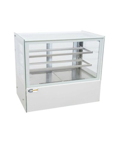 Vitrina Pastelera Expositora Refrigerada Cuadrada De Sobremesa 2 Estan