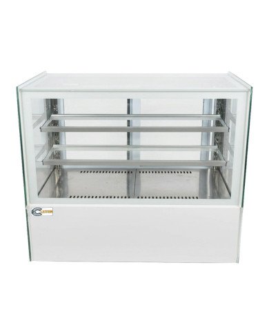 Vitrina Pastelera Expositora Refrigerada Cuadrada De Sobremesa 2 Estan