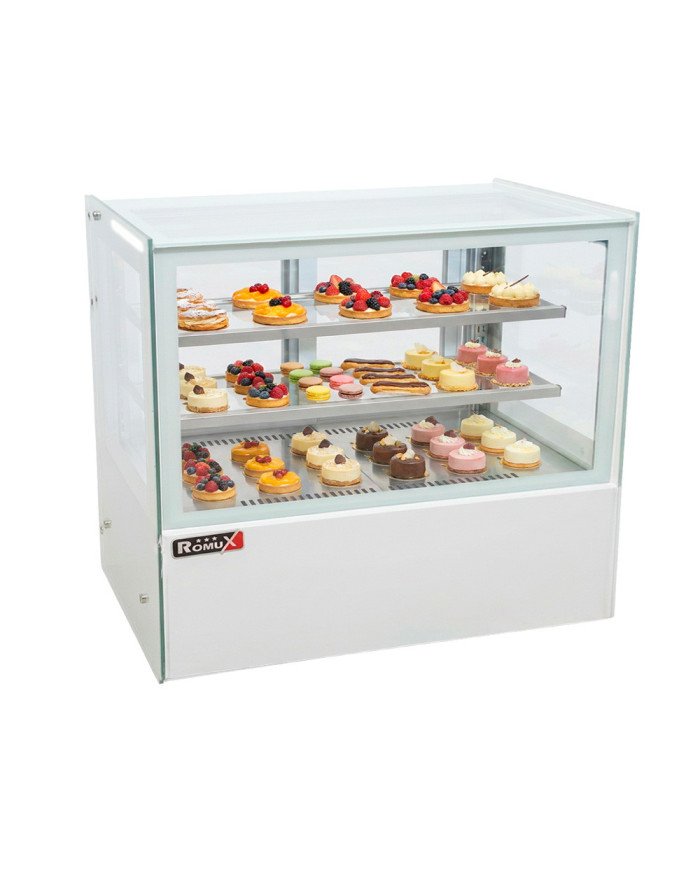 Vitrina Pastelera Refrigerada Cuadrada de Sobremesa de 470 litros | Equipamiento industrial