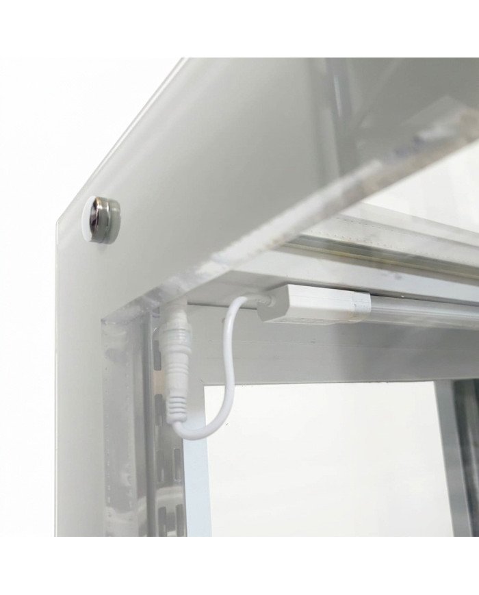 Vitrina Pastelera Refrigerada Cuadrada de Sobremesa de 470 litros | Equipamiento industrial