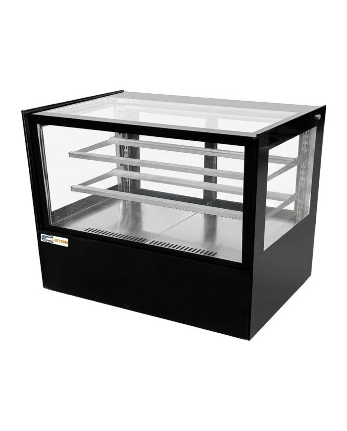 Vitrina Pastelera Refrigerada Cuadrada de Sobremesa de 350 litros | Equipamiento industrial