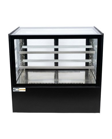 Vitrina Pastelera Expositora Refrigerada Cuadrada De Sobremesa 2 Estan
