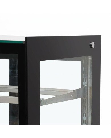 Vitrina Pastelera Expositora Refrigerada Cuadrada De Sobremesa 2 Estan