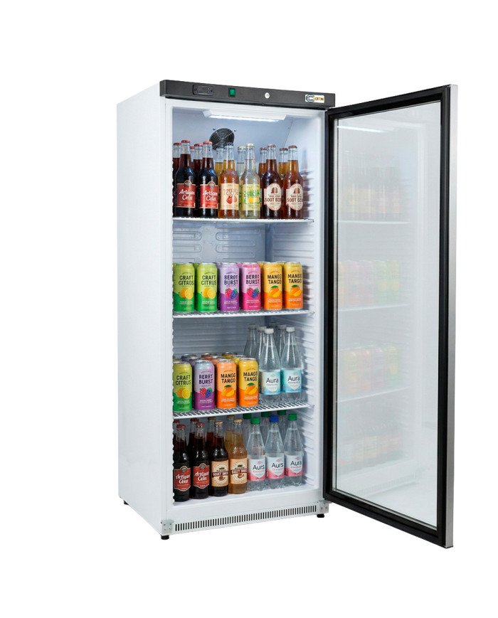 Armario Expositor Refrigerado Abs 600 Litros 1 Puerta De Cristal 77 Cm