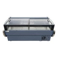 Vitrina Carnicera Expositora Refrigerada Con Cristal Alto Curvo Roja 4